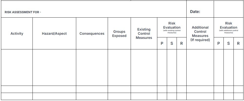 RISK ASSESSMENT
